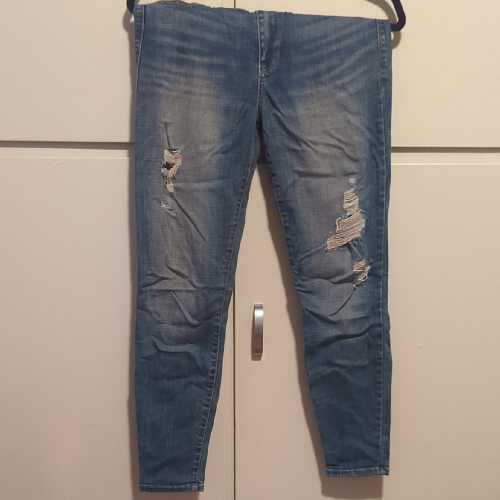 Pistola Light Blue Distressed Skinny Jeans